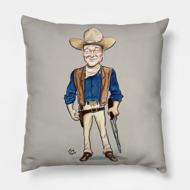 Movie Cowboy Pillow by Jimmy’s Cartoons