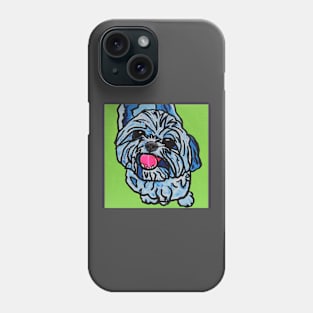 Blue Shih Tzu Phone Case