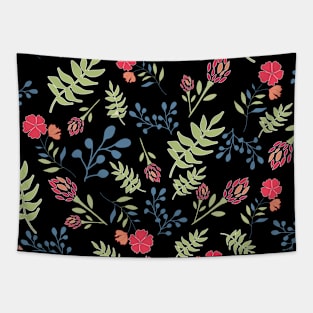 Pattern with red flowers Tapestry