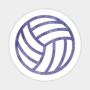 Volleyball Purple Magnet