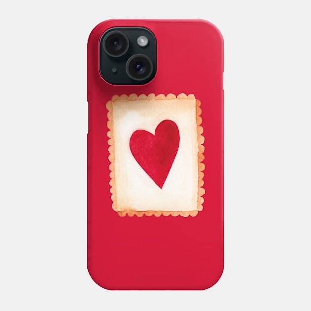 heart vintage Phone Case by shoko