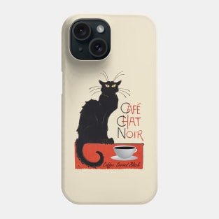 Lispe Cafe Chat Noir Cat Phone Case