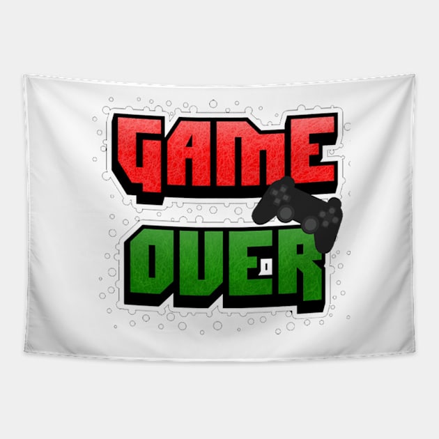 Game Over Tapestry by nikovega21