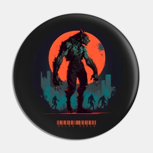 Werewolf - Necro Merch Pin