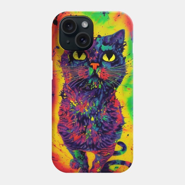 Trippy Cat Phone Case by Trip Tank