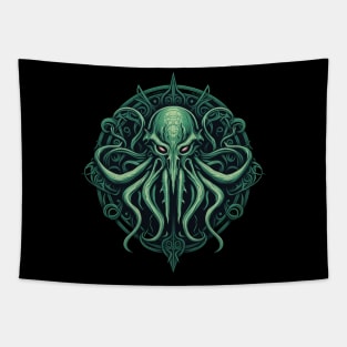 Cthulhu Emblem Symbol Tapestry