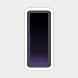 Black, purple Gradient Rectangle Design  Edit Magnet