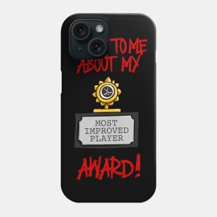 Hockey Most Improved Player Award ice hockey face off Phone Case