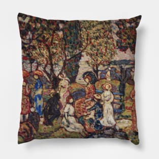 Autumn by Maurice Brazil Prendergast Pillow