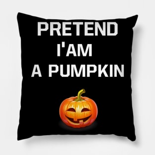 halloween funny pumpkin Tshirt for men and women Pillow