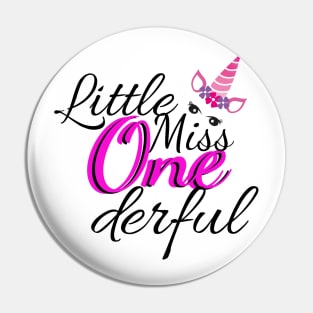 Little Miss One-derful Pin