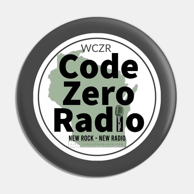 Code Zero Radio Logo Pin by Code Zero Radio