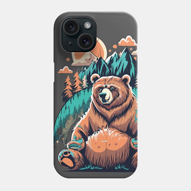 Fat Bear Week Nature Lover Phone Case by Knocktitude