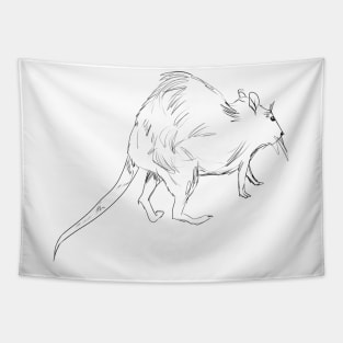 Sketch Rat Tapestry