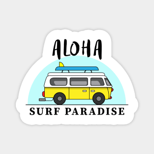 Aloha Surf Paradise Magnet