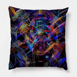 scifi pattern Pillow