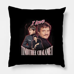 I Love Timothee Chalamet Pedro Pascal Pillow