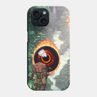 Tribal Warrior vs Eyeball Deity Phone Case