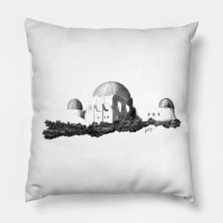 Griffith Observatory Sketch Pillow