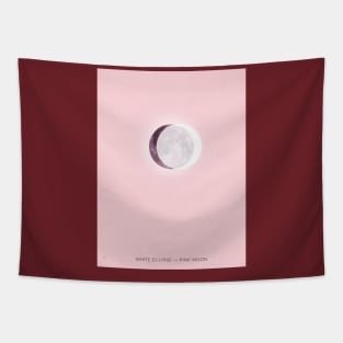 White Eclipse - Pink Moon Tapestry