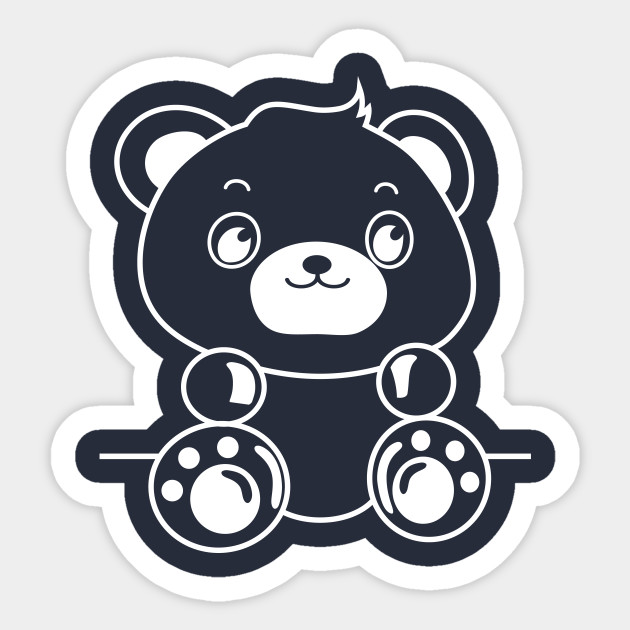 teddy bear decal