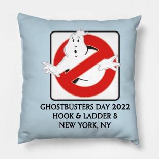 Ghostbusters Day 2022 (Black Text) - Buffalo Ghostbusters Pillow