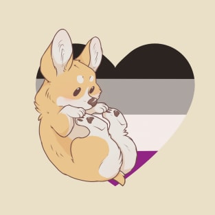 Asexual Pride Corgi T-Shirt