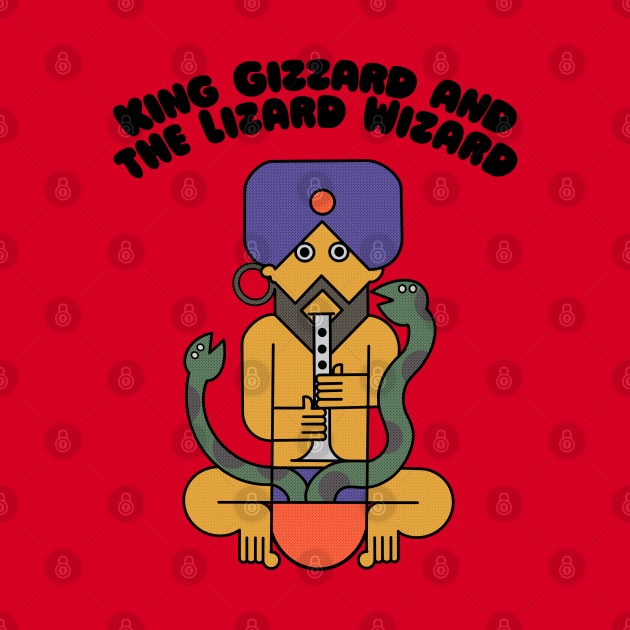 King Gizzard and the Lizard Wizard / Original Fanart Design by DankFutura