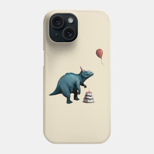 Dino and ball Phone Case