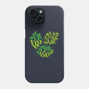 Vegetarian / Meat Free / Plant Based - Leaves Phone Case