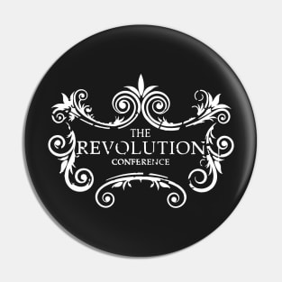 The Revolution conference Grunge design Pin