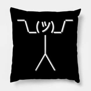 ASCII Shrug Shrugging Emoji Emoticon shirt Pillow