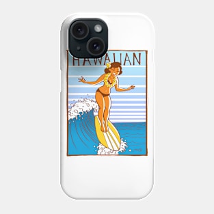 hawaiian surf Phone Case