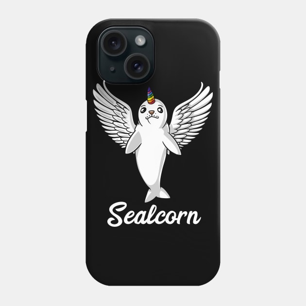 Baby Harp Seal Pup Unicorn Phone Case by underheaven