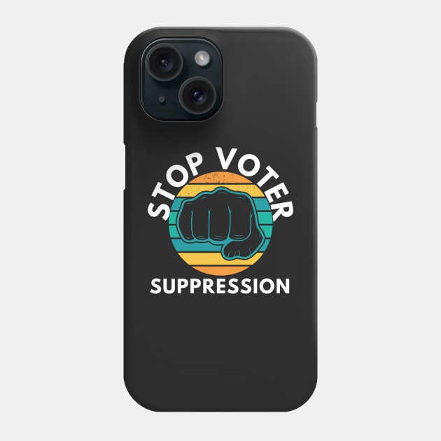 Black Voters Matter Georgia Voting Stop Voter Phone Case by Shadowbyte91