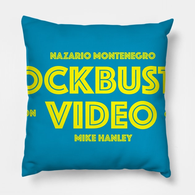 Blockbuster Video Pillow by Multiplex