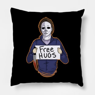 Free Hugs Michael Myers Pillow