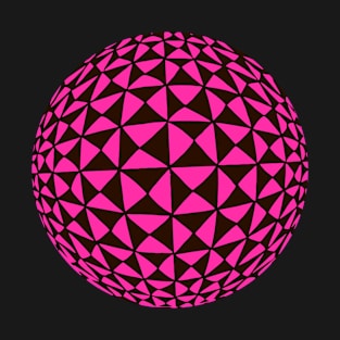 Glitch Ball Pink T-Shirt