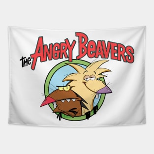 angry beavers Tapestry