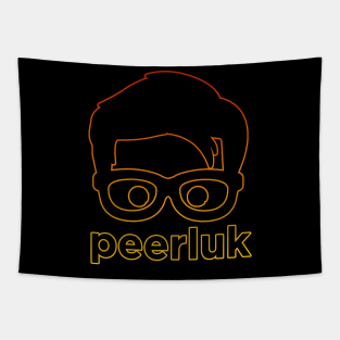 Peerluk Logo Black/Yellow Tapestry