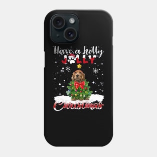 English Cocker Spaniel Have A Holly Jolly Christmas Phone Case