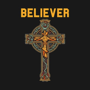 Believer, Christian Cross T-Shirt