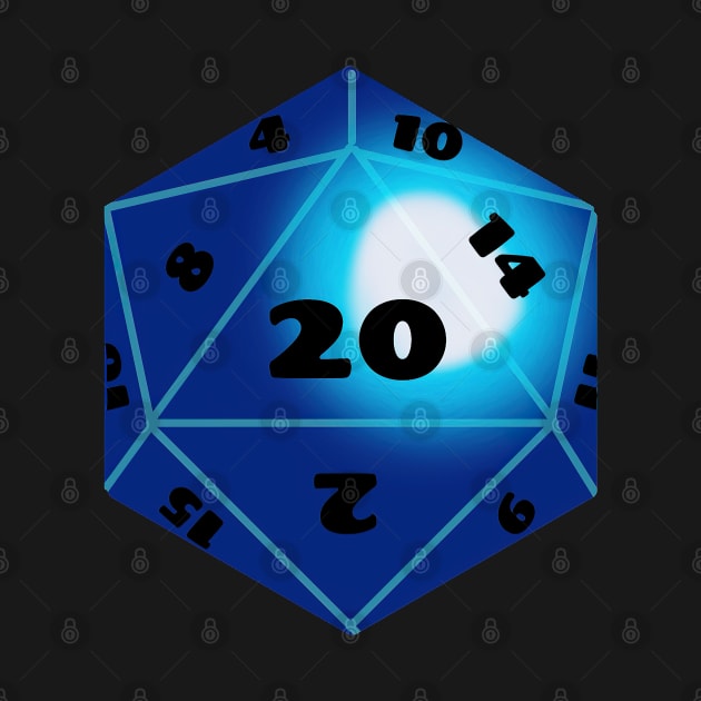 Dice 20 Roll playing game by Lapicorn Design