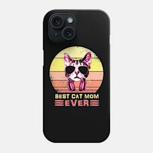 Best Cat Mom Ever Color Phone Case