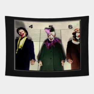 The Killer Clown Lineup Tapestry