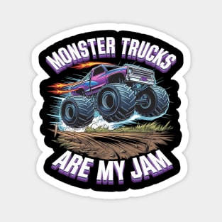 Monster Trucks are my Jam Magnet