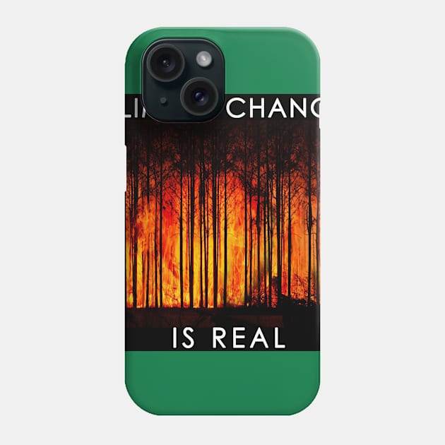 Climate Change is Real #1 Phone Case by Go Ask Alice Psychedelic Threads