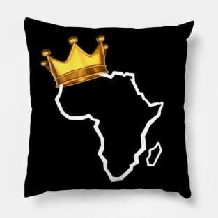 Crowned Africa Pillow