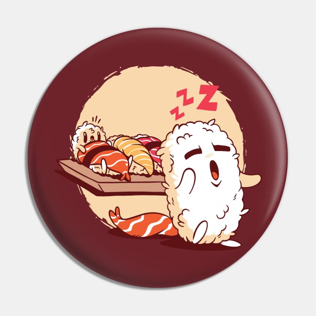 Sushi Sleep Pin by vexeltees