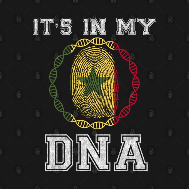 Senegal  It's In My DNA - Gift for Senegalese From Senegal by Country Flags